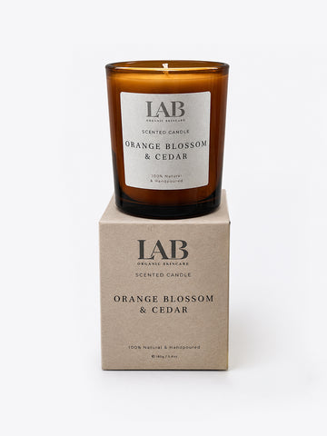 Luxury Orange Blossom & Cedar Boxed Candle
